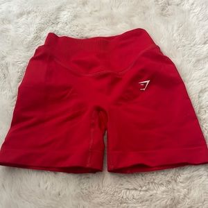 Gymshark Sweat Steamless Sculpt Shorts size XS in Salsa Red